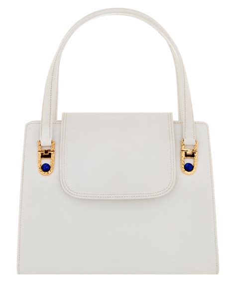 small white gucci bag|Gucci white vintage bag.